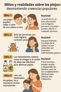 mitos y realidades de los piojos